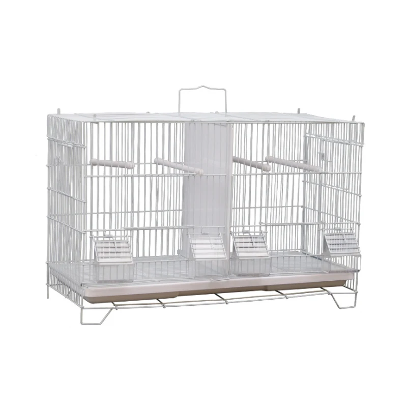 

Parrot flock bird cage villa luxury breeding cage bird cage tiger skin peony, Black/white