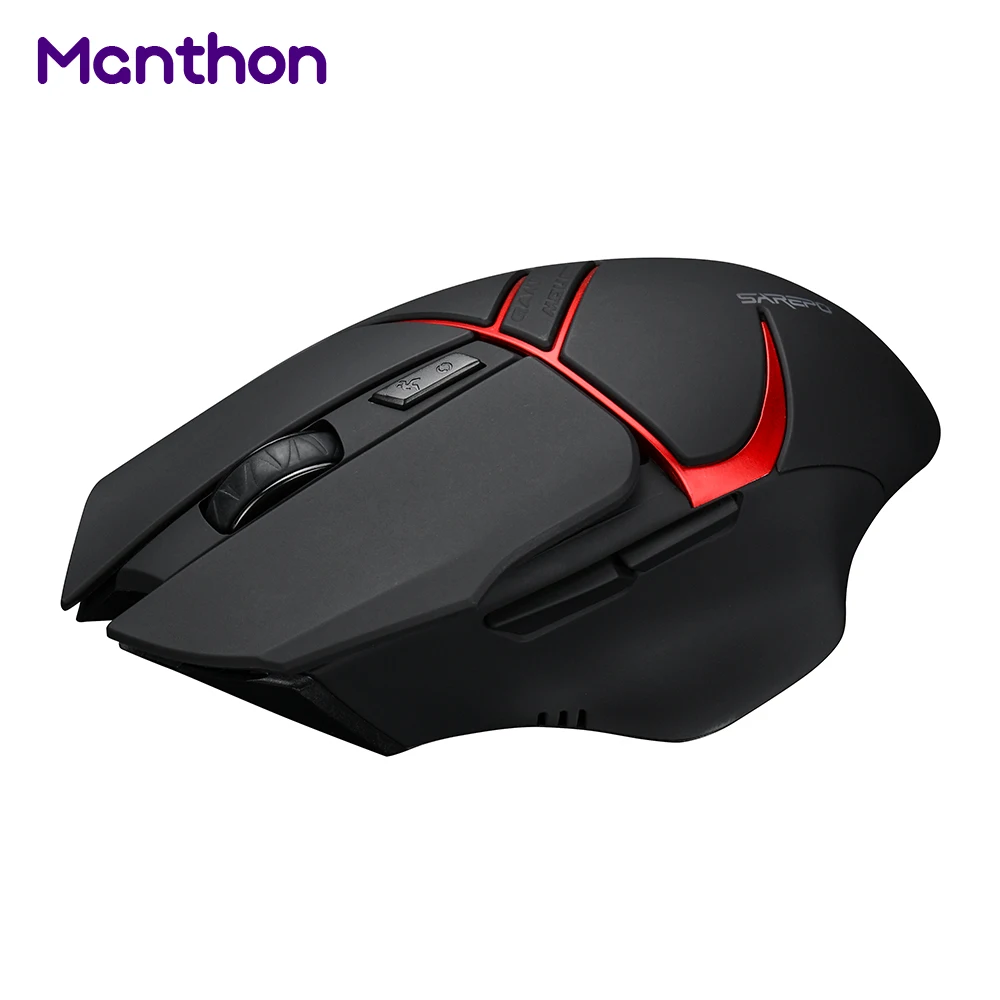 

Custom Logo G402 Led Cat G502 Vertical Pc A2 Computer Optical 2.4Ghz 2.4G USB Mous Gaming Rechargeable Wireless Mouse, Black