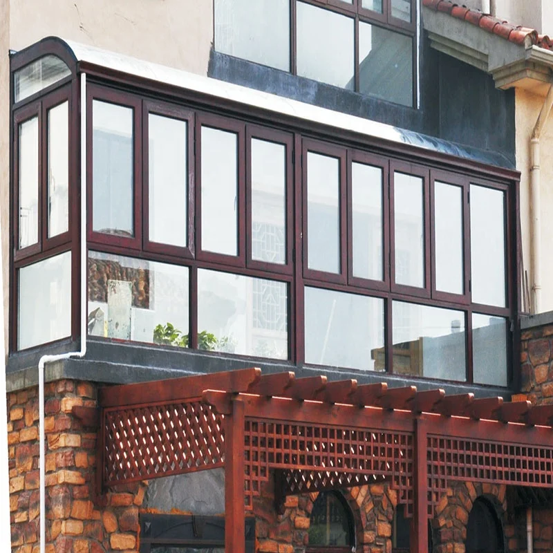 
Factory direct sale anti noise insulated glass Garden Sun room aluminum DIY house open air Veranda Sunroom 