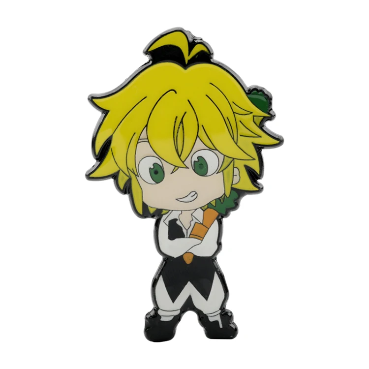 

Anime The Seven Deadly Sins Figure Enamel Pins Brooch for Fans Cosplay