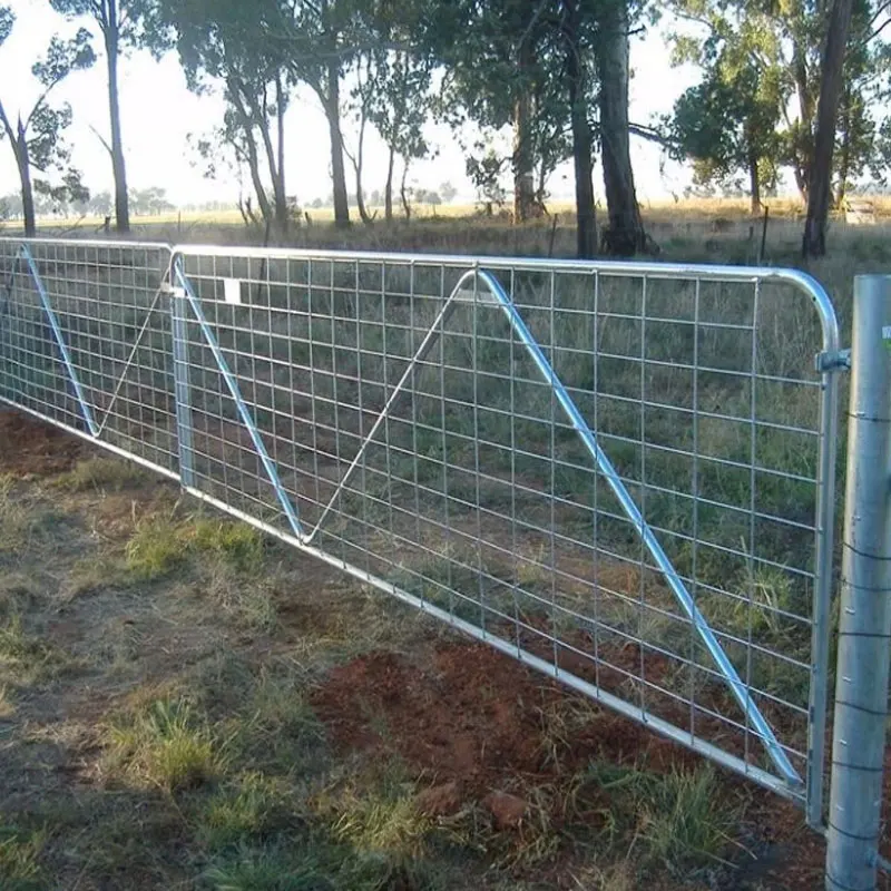 

Australia galvanized cheap farm gate N stay gates