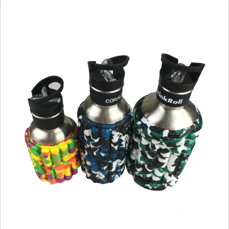 

multiduty foam roller water bottle sports, Customized color