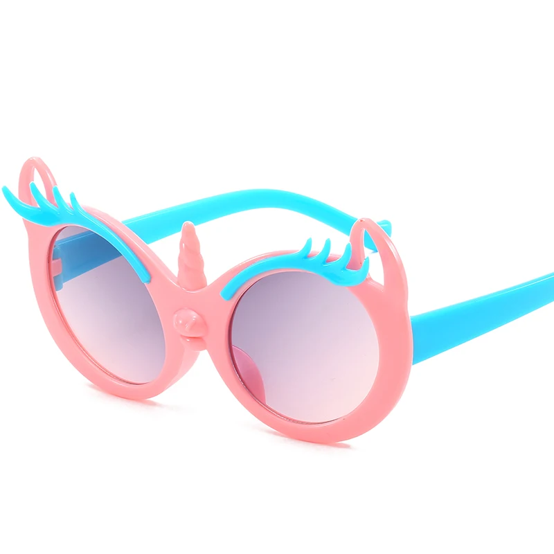 

RENNES [RTS] Boy and Girl child PC Plastic Cute Cartoon Sunglasses Cartoon Unicorn Kid Sunglasses, Choose