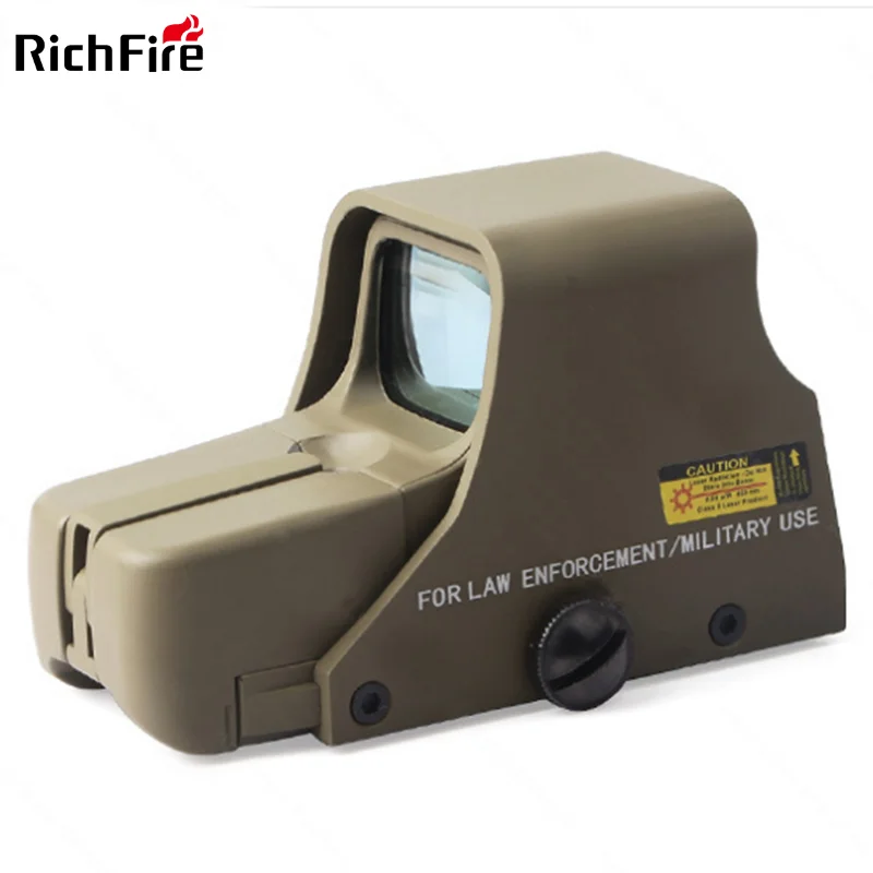 

RichFire 551 riflescopes red dot sight gun accessories tactical red dot red laser sight, Black