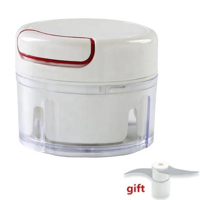 

Manual Hand Pull Food Garlic Blender Magnetic Mini Chopper