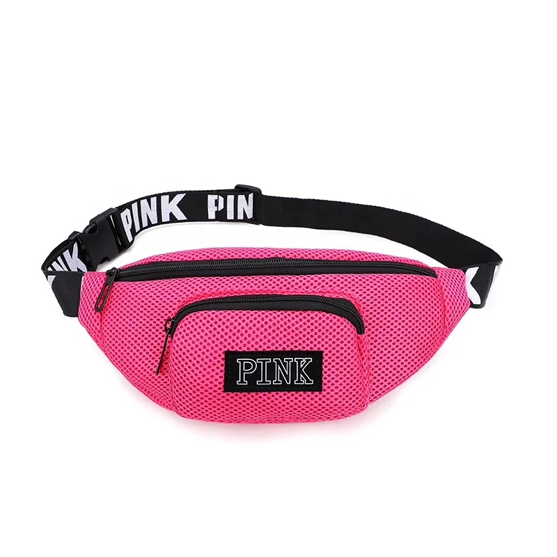 

Custom logo pink fanny packs crossbody bag fashion lightweight ladies waist bag hot selling belt bag fanny pack In Stock, 10colors