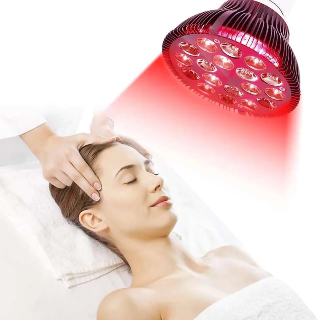 

Hot Products Wholesale 54w E27 plug 660nm 850nm Red Infrared Portable red light therapy bulb