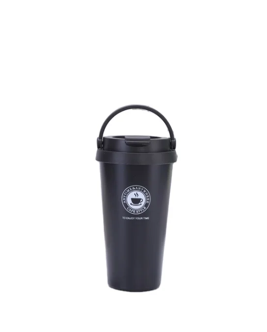 

Coffee mug Travel Coffee Cup with Vacuum Double Walled Tumbler design for home office outdoor, Black