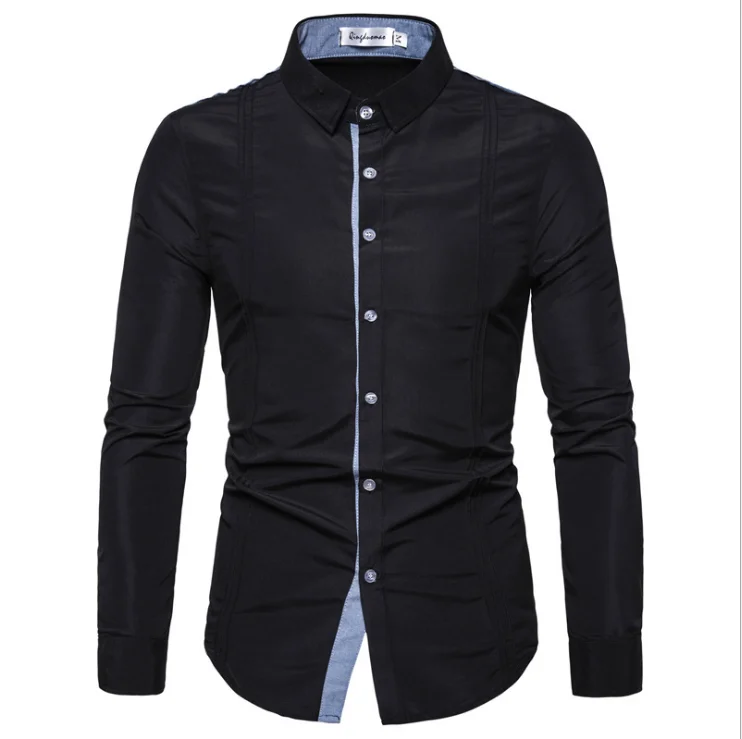 

Casual Shirts Men 2020 Fashion Long Sleeve Dress Shirt