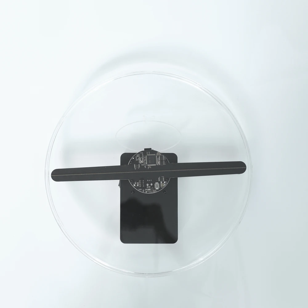 

Portable fan rechargeable holographic 3d fan 3D Hologram LED Fan 30cm