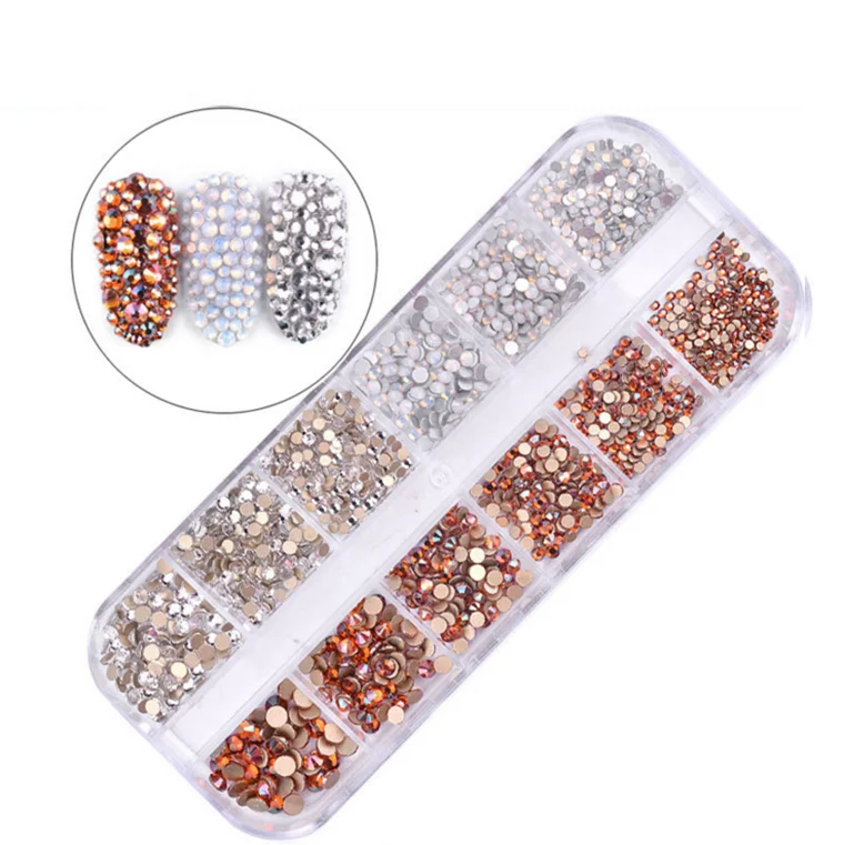 

Cheap Price nail decoration coloured diamond AB Crystals Rhinestones Flat Back Hot Fix Glass Crystal