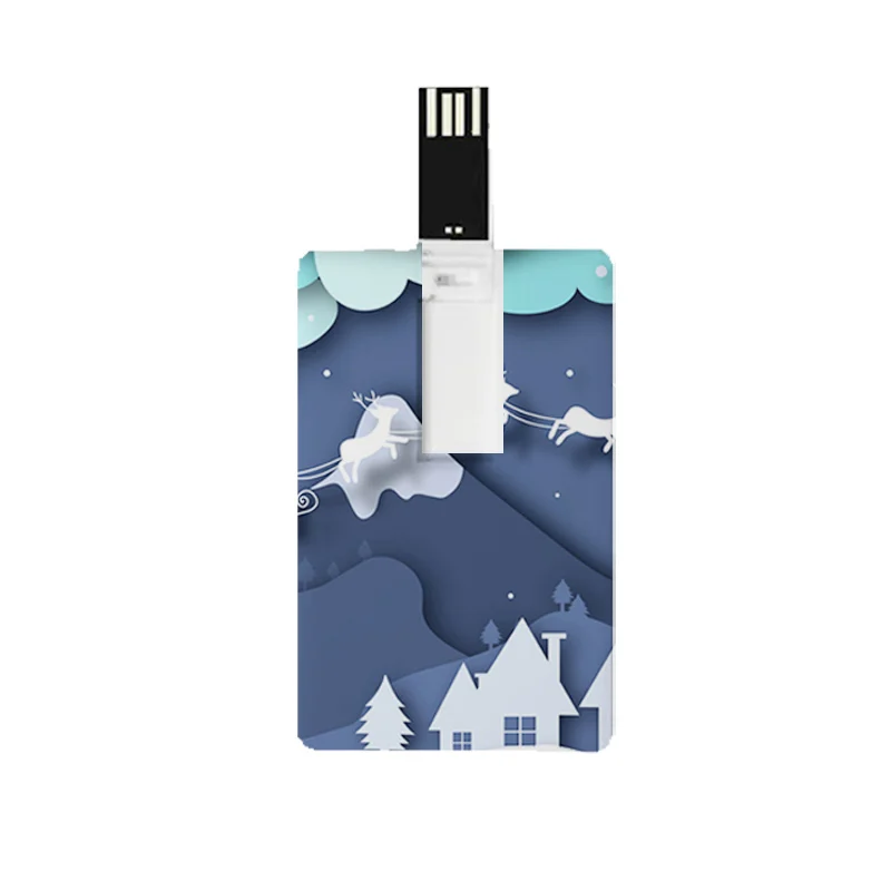 

BYL Attractive Customized Business Gift Logo Printing Usb Flash 16gb 32gb High Quality Usb Flash Drive Plastic Key Credit Card