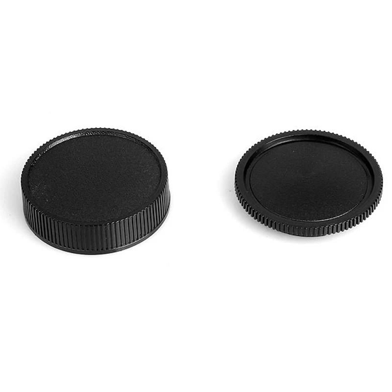 

camera Body cap + Rear Lens Cap sets for Leica R LR, Black