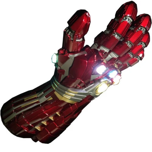 

IN STOCK Super Hero 1/1 Infinity Gauntlet Metal 1:1 Wearable Cosplay Statue LED Ironman Armor Hand