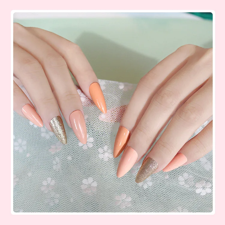 

stiletto press on nails french nail press on luxury press on nail packaging box