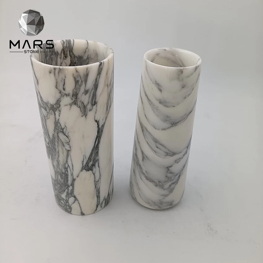 

High Quality Large Capacity Marble Vase Nordic Modern Style Home Decoration Accessories Simple Design, Custom