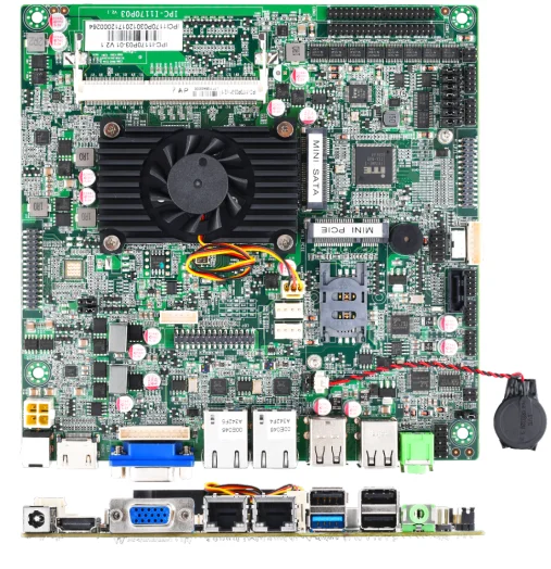 

Fodenn Intel J1800 DDR3L VGA EDP Display Single Lan Port 8USB/6COM MINI ITX Embedded X86 Industrial Motherboard