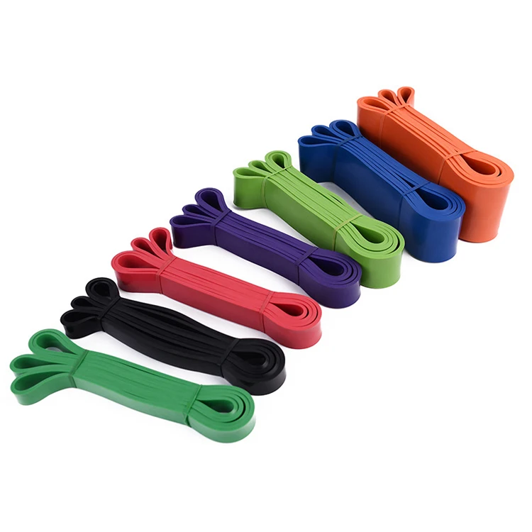 

Hot sale cheap factory Yoga hip loop elastic band resistance loop pull TPE loop pull up bands, Different color