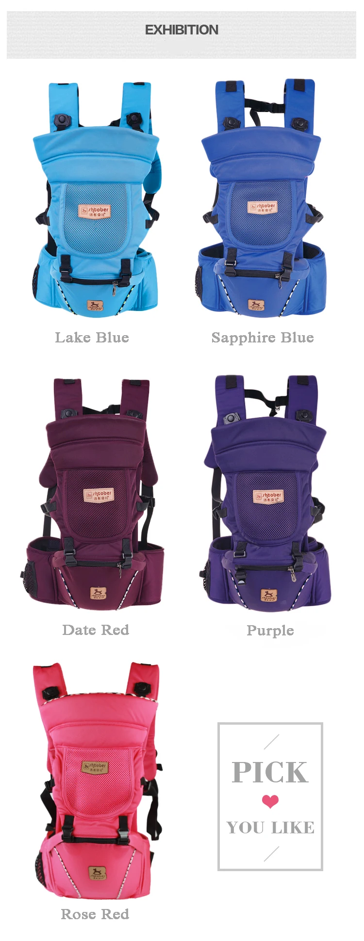 High quality and Breathable carrier swaddle baby wrap for Baby