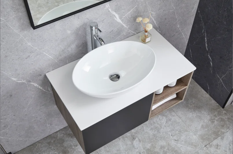 Entop modern design bathroom with MDF melamine