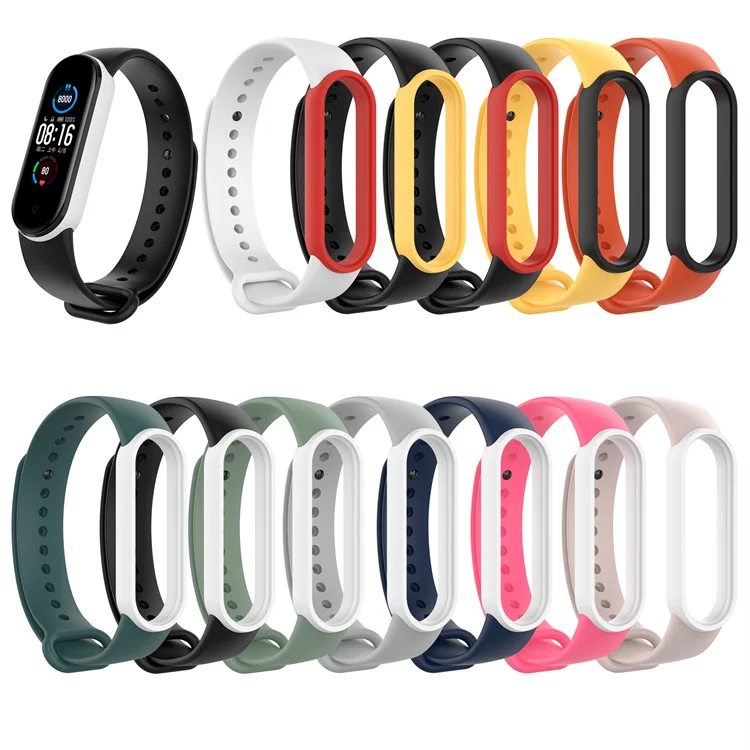 

Factory Wholesale Trending Products Silicone Correas Wrist Strap For Xiaomi Mi Band 6 Miband Bracelet