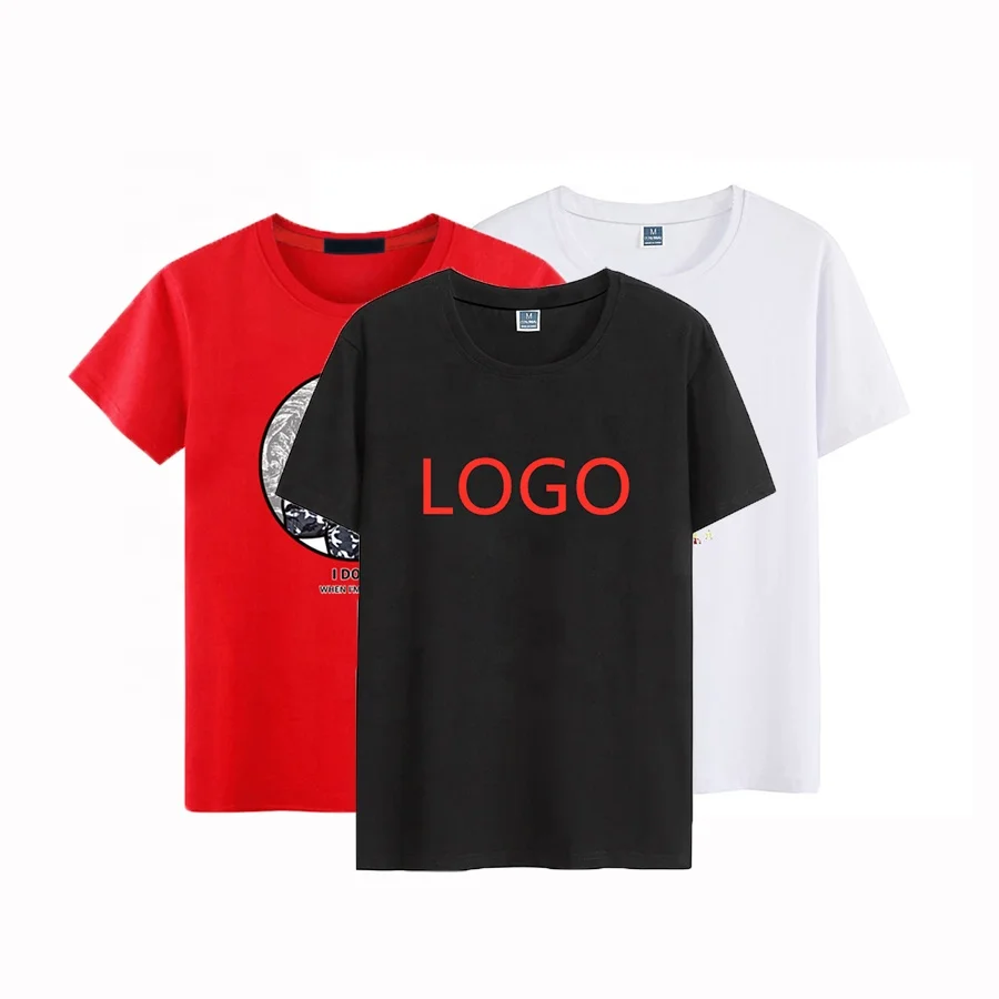 

Accept high quality custom t shirt printing blank short sleeve 100% cotton O-neck t-shirt custom logo, Customized color