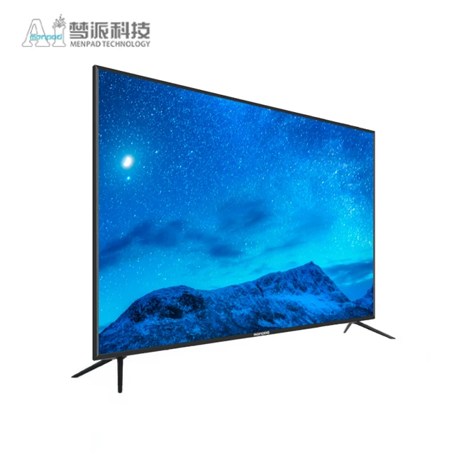 

Android 9.0 wifi tempered glass 4k UHD lcd big television internet smart 75 inches tv for home theater/commercial display/hotel