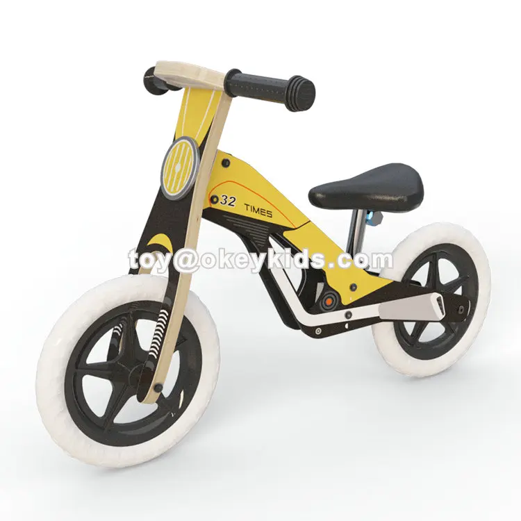 2021 New Design Mini Wooden Yellow Balance Bike For Kids W16c282 Buy