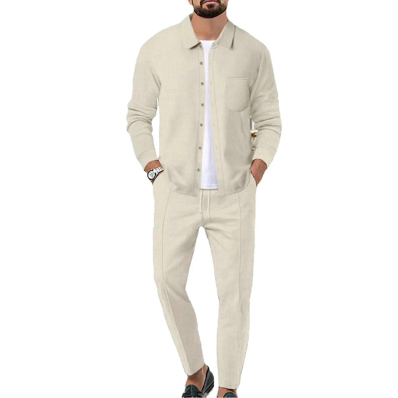 Two Piece Casual Long Sleeve Sports Set