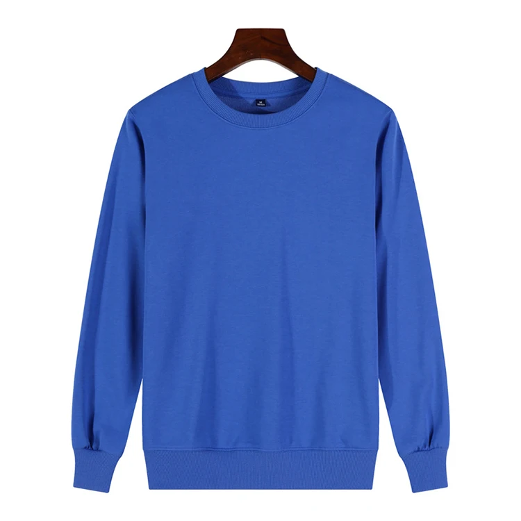 

Wholesale Top Quality Long Sleeve Men's Casual Round Neck Plus Size Sweater Clothes Famous Branded Cotton Pullover Sweatshirt
