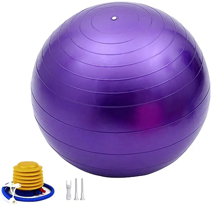 

Gym Ball Customize Logo Eco Friendly PVC Fitness Stability ball  Yoga Ball, Multi color