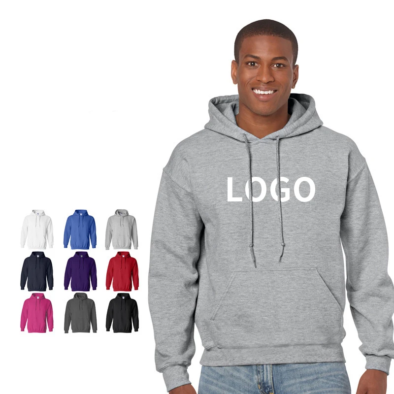 

Men's Customized Hoodie Sweatshirt 50% Cotton 50% Polyester Long Sleeve Printed Oversize Men Pullover Hoodies