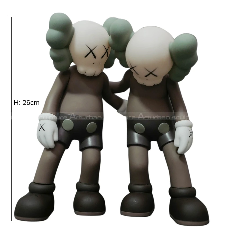 

Indoor resin cartoon decoration sculpture fiberglass home decor toys kaws figure