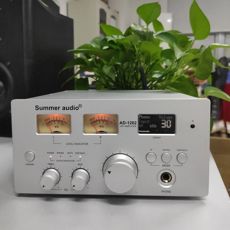 Summer Audio home professional hifi  bluetooth 5.0 Class D  Digital Power Audio Amplifier 2x150W AC 88-260V