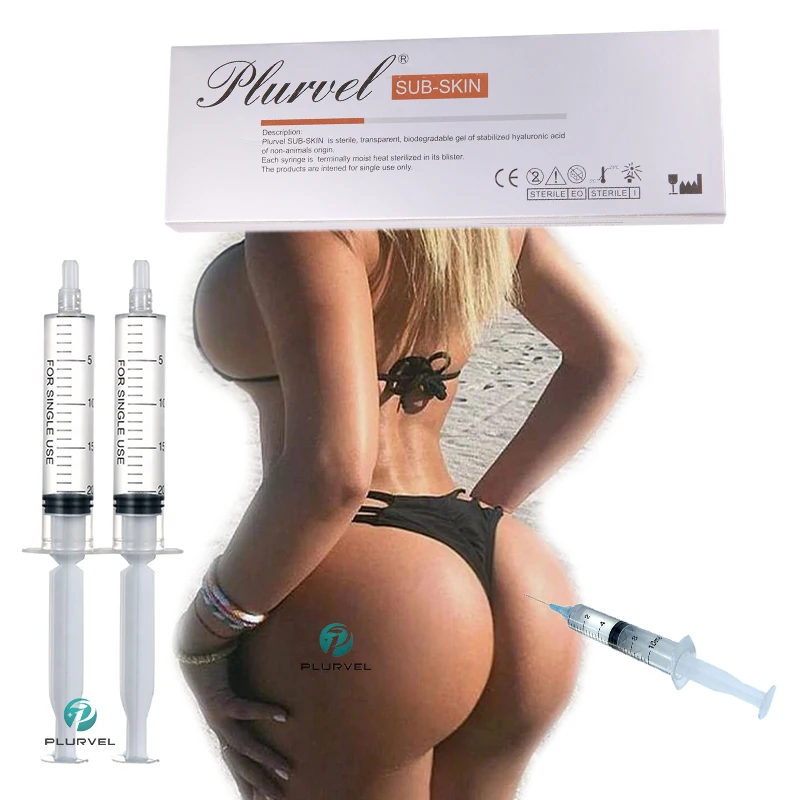 

Radiesse Dermal Filler manufacturer Plurvel Crosslinked Hyaluronic Acid Injection for breast buttocks ass enlargement