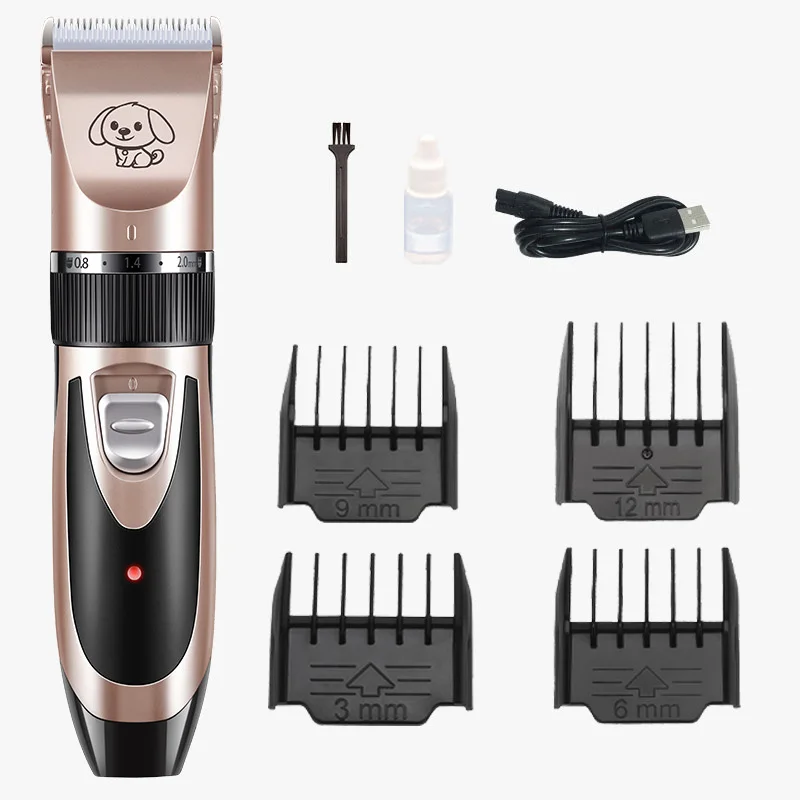 

Dog shaver pet electric push scissors Teddy cat shaving dog hair professional electric push hairdresser, As shown