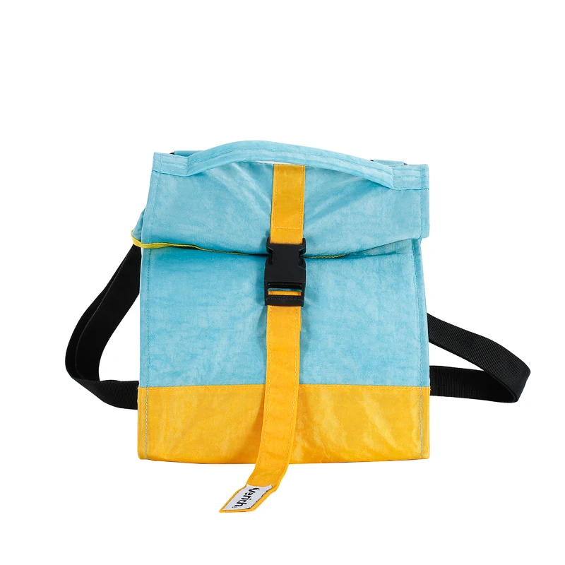 

Custom Recycled Insulated Foldable Ice Bags Food Cooler Handbag Lunch Box Bag Cooler Bags for Office Adult Kids