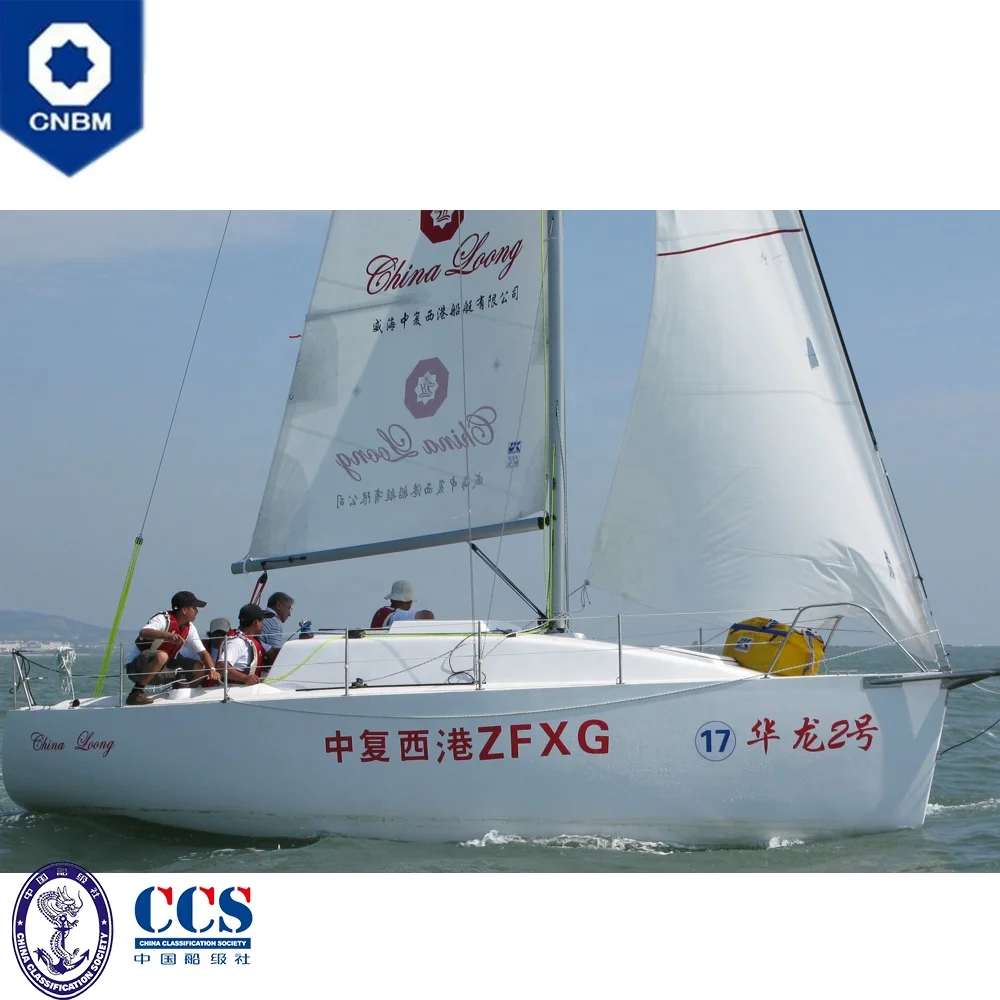 
26 ft Fiberglass Monohull Outboard Engine Racing Cabin Sailboat Sailing Yachts for Sale with Sailboat Hardware 