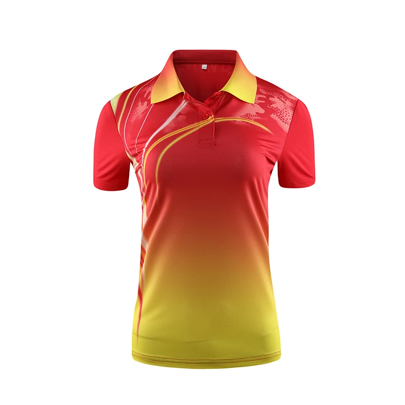 

Custom logo Design Quick Drying Badminton Tshirt Wholesale Sublimation Polyester Badminton Jersey, Custom color