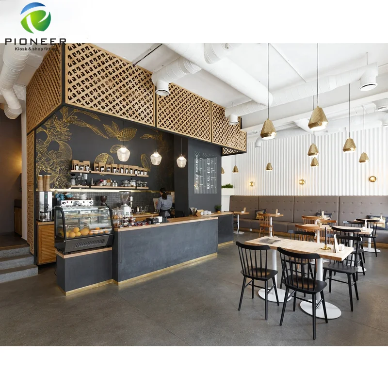 

Pioneer Coffee Shop Design Concepts For Small/Big Space, Customized color