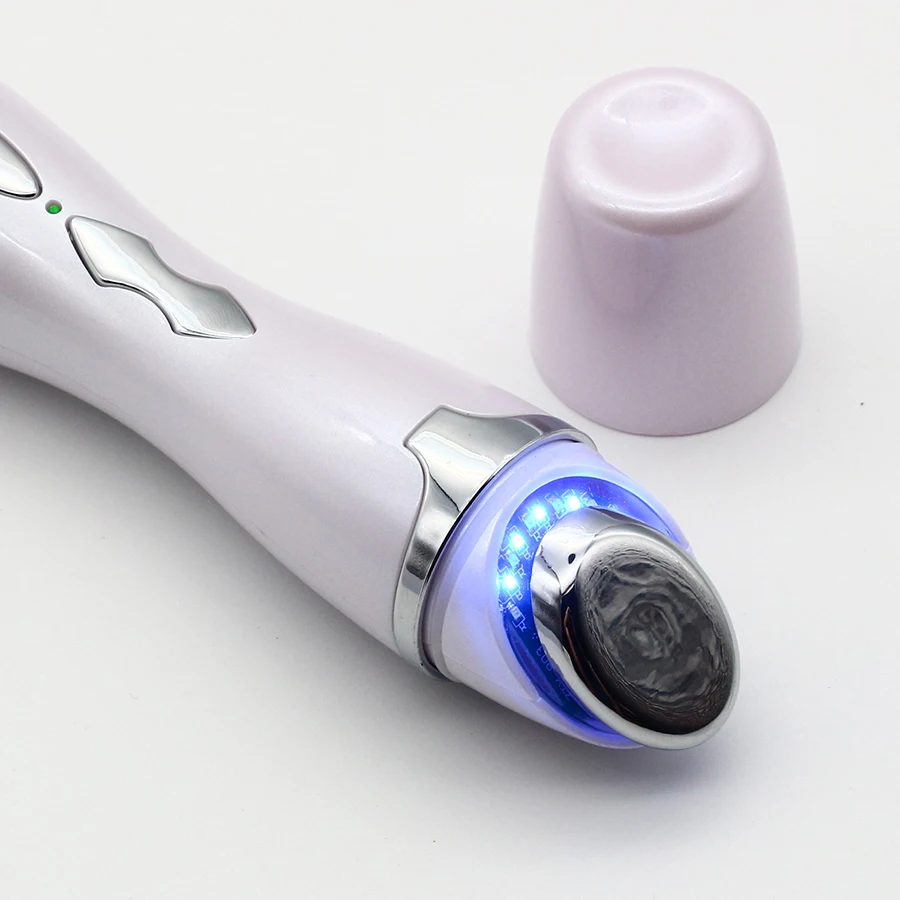 

Mini facial vibration led light EMS Micro Current wrinkle removal face Lifting eye beauty massager wand Device