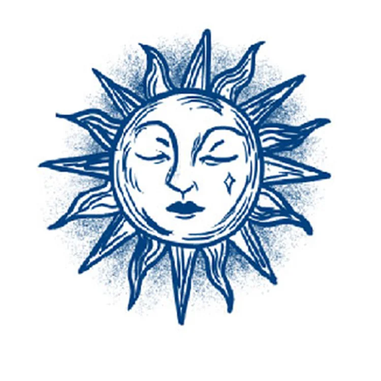 

hot sale Sun Temporary Waterproof Tattoo Sticker, Cmyk