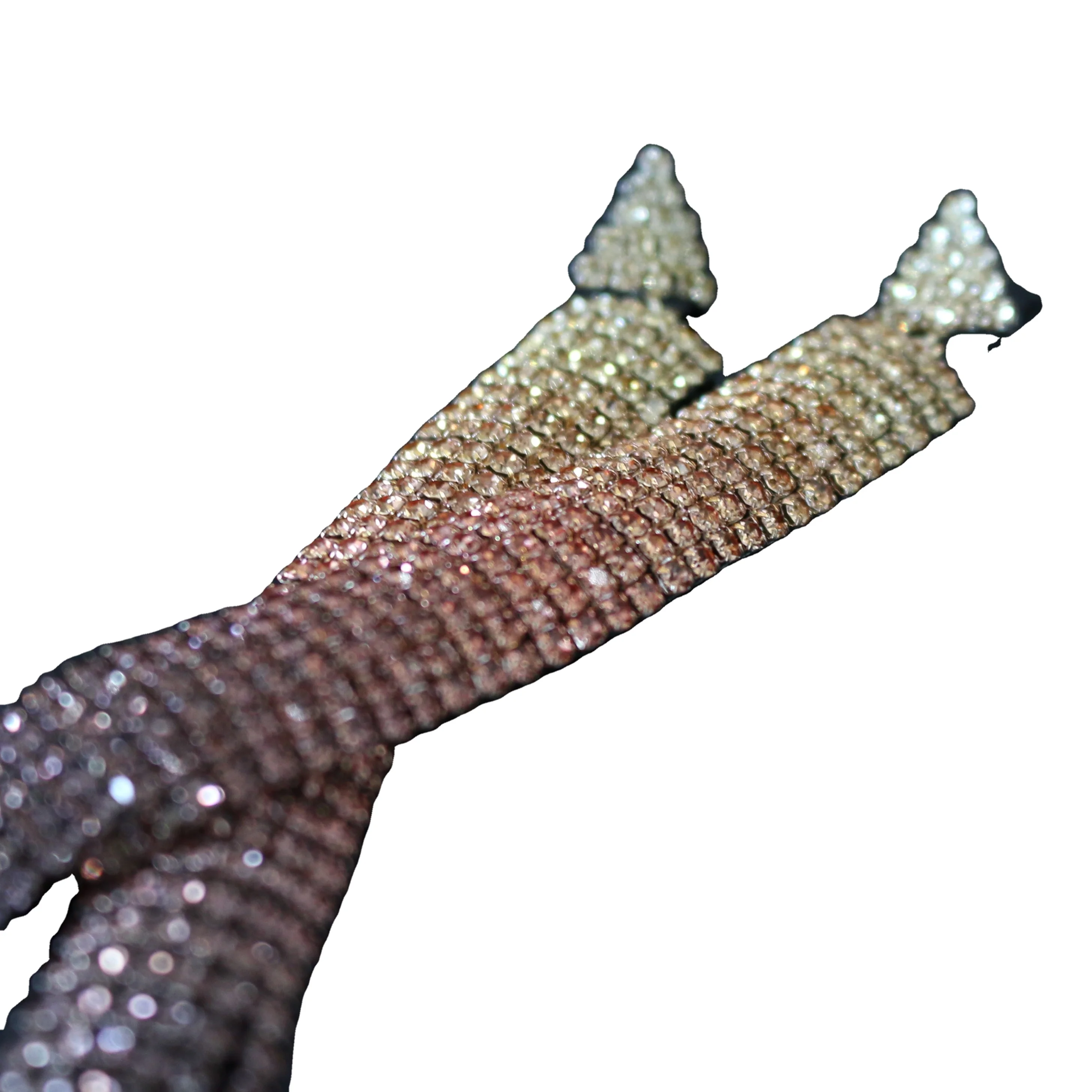 

New Popular Rhinestone Gradients Rainbow Pageant Earrings Women