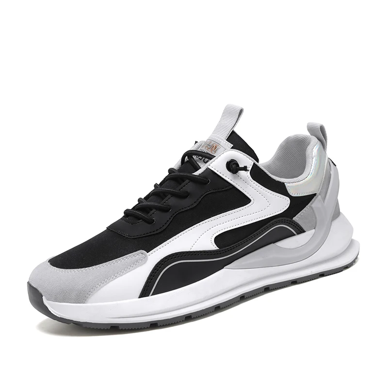 

Customized Outdoor Men's Color Matching Sport Casual Soft Designer Fashion Walking Style Shoes Sneakers, Optional