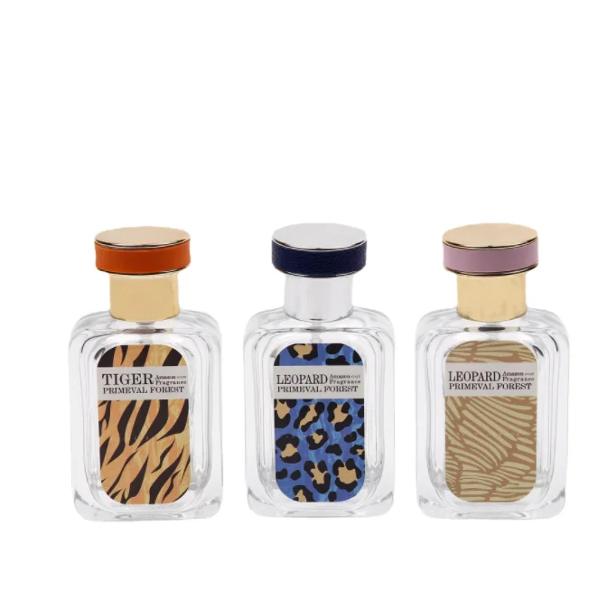 

30ml/50ml new transparent glass perfume bottle cosmetics sub packaging spray bottle
