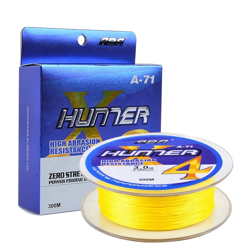 

OEM&ODM 300m fishing lines 4X fishing line fishing line braided, Single color