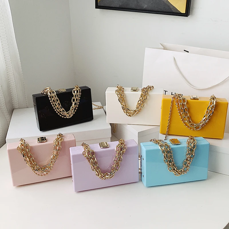 

Summer color ladies box bag outing mobile phone bag handbags, Customizable