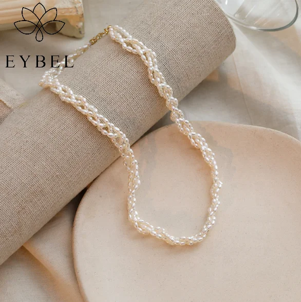 

Wholesale Fashion Jewelry Natural S925 Sterling Silver Women Trendy Pearl Necklaces, Nature