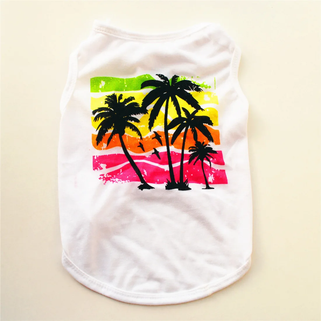 

Wholesale Pure Color Small Dog Shirts Cotton Breathable Pet T Shirt Cute Puppy Vest