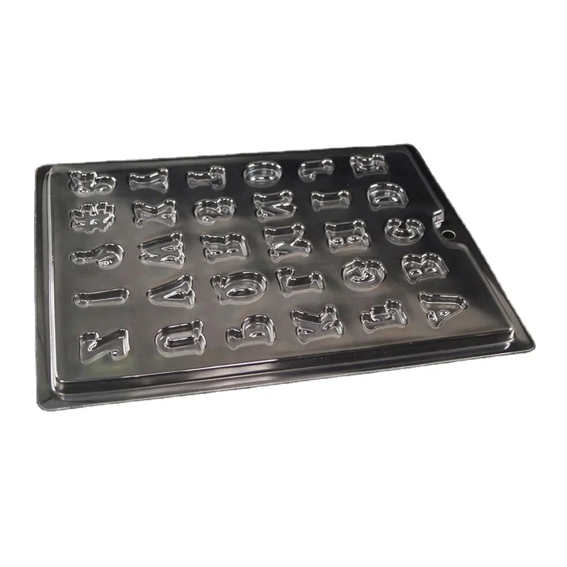 

Plastic Letters chocolate mold fondant candy molds, Transparent